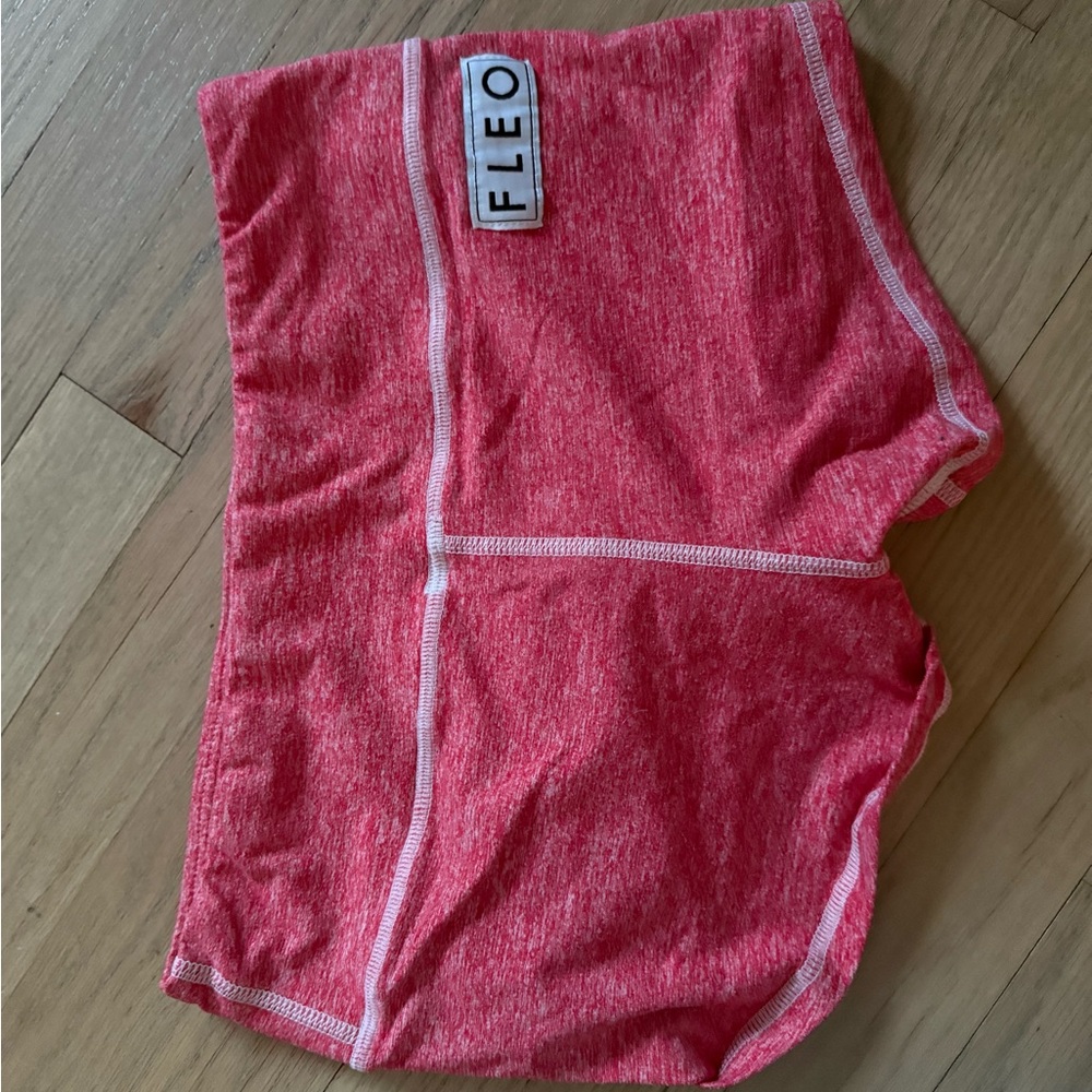 Fleo Coral Heathered Shorts
